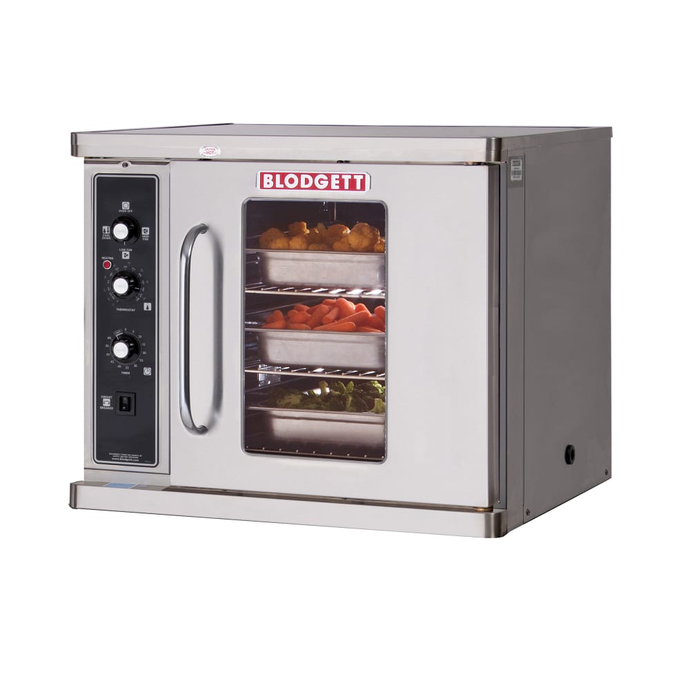 015-CTBRBASE2081 Single Half Size Electric Convection Oven - 5.6kW, 208v/1ph
