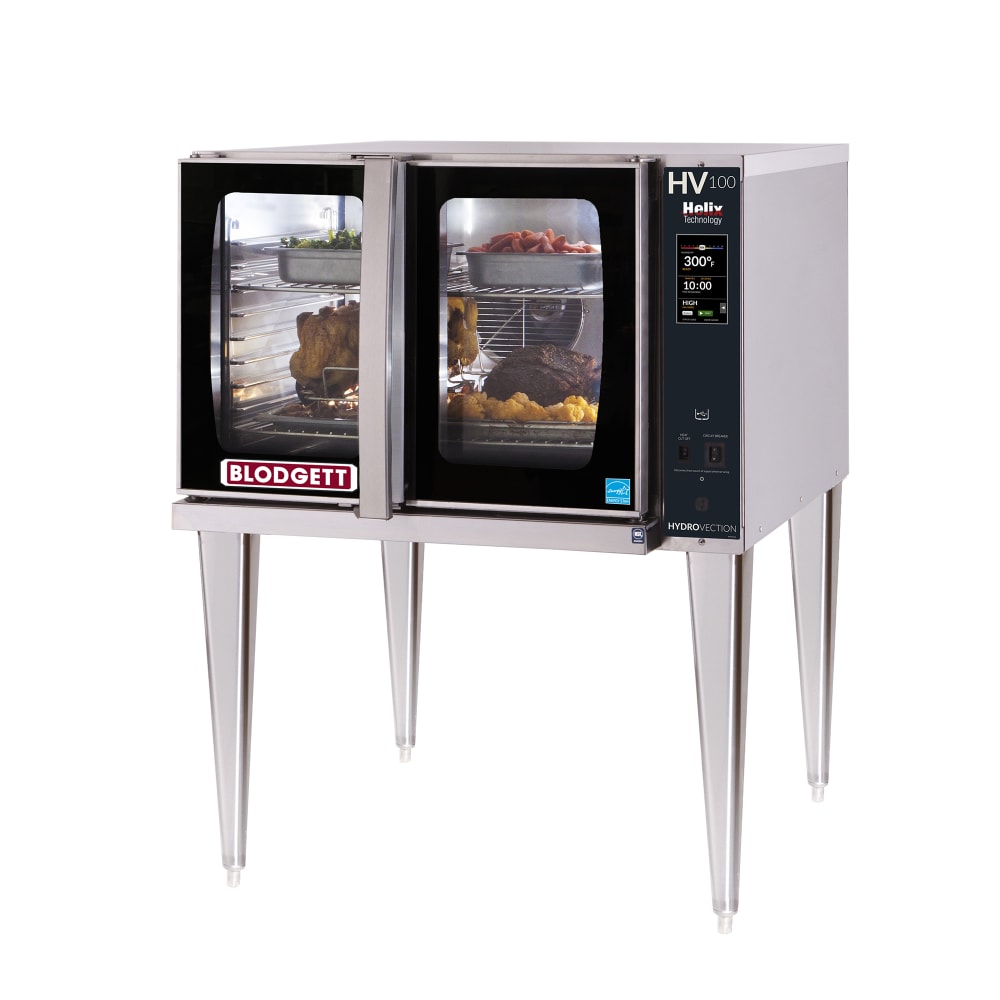 015-HVH100ESGL2083 HydroVection™ Single Full Size Electric Convection Oven - 15kW, 208v/3ph