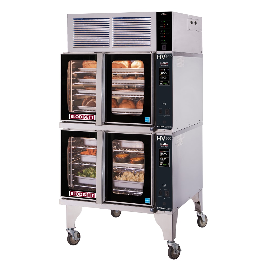 015-HV100EDBL208603 HydroVection™ Double Full Size Electric Convection Oven - 30kW, 208v/3ph 