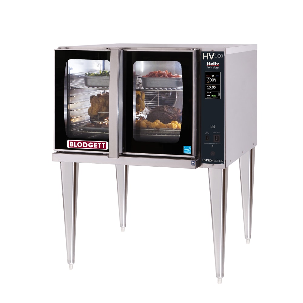 015-HVH100ESGL2403 HydroVection™ Single Full Size Electric Convection Oven - 15kW, 240v/3ph