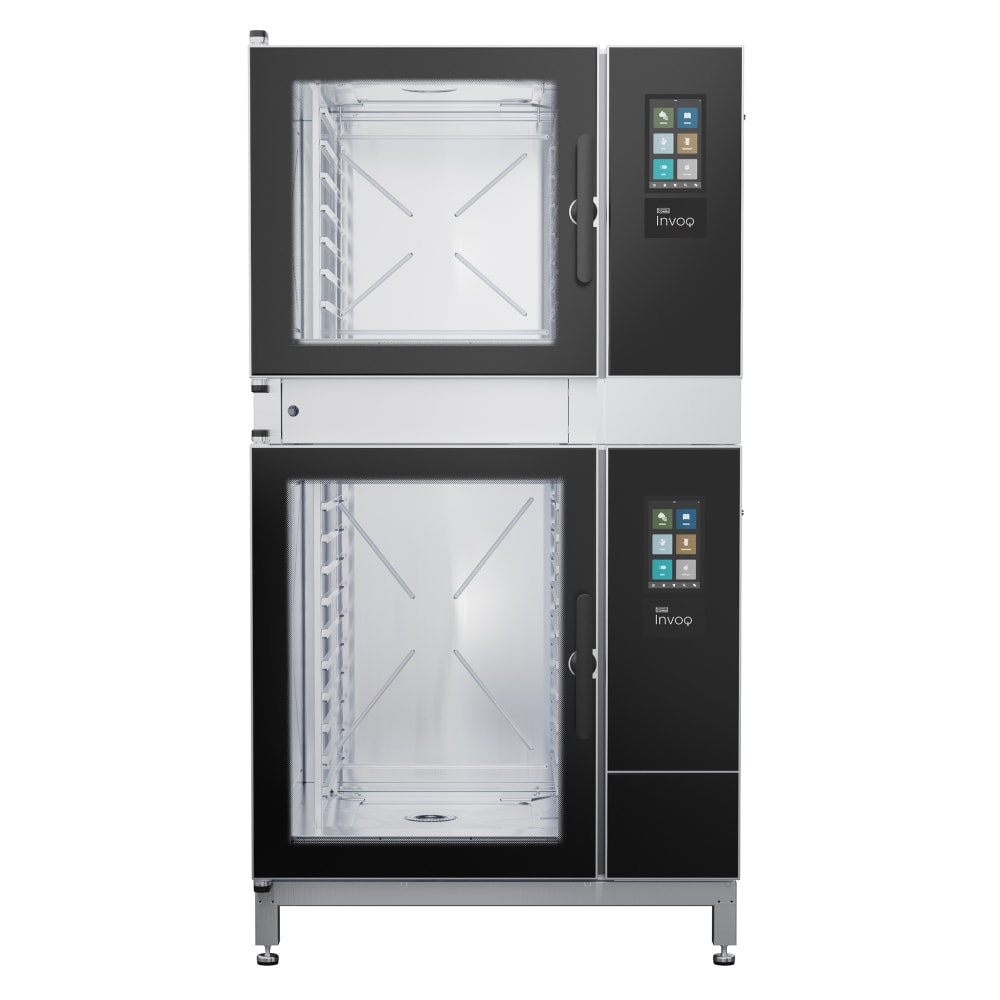 015-INVOQ62BE102BE43 INVOQ Double Full Size Combi Oven - Boiler & Injection, 240v/3ph