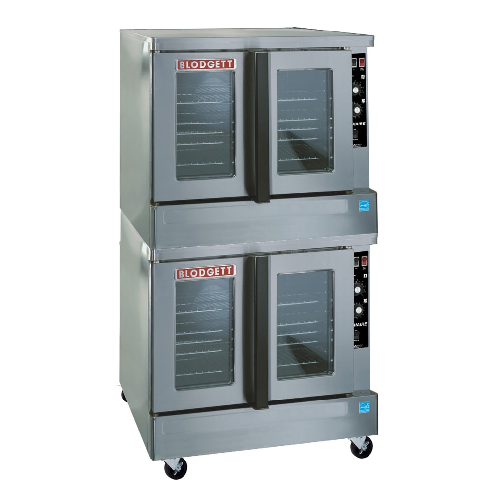 015-ZEPH1EDBLM2081 Zephaire Double Full Size Electric Convection Oven - 22kW, 208v/1ph