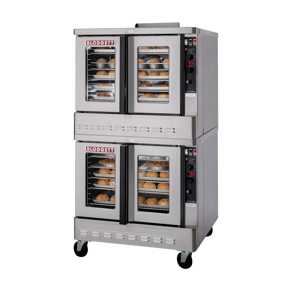 015-ZEPH2GDBLMLP Zephaire Bakery Depth Double Full Size Liquid Propane Gas Convection Oven - 120,...