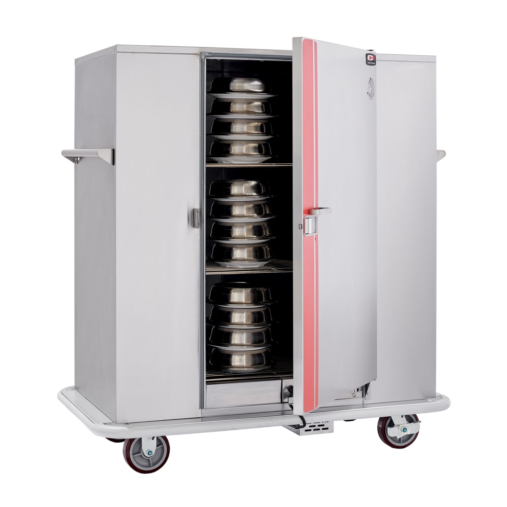 503-BB96 Heated Banquet Cart - (120) Plate Capacity, Stainless, 120v