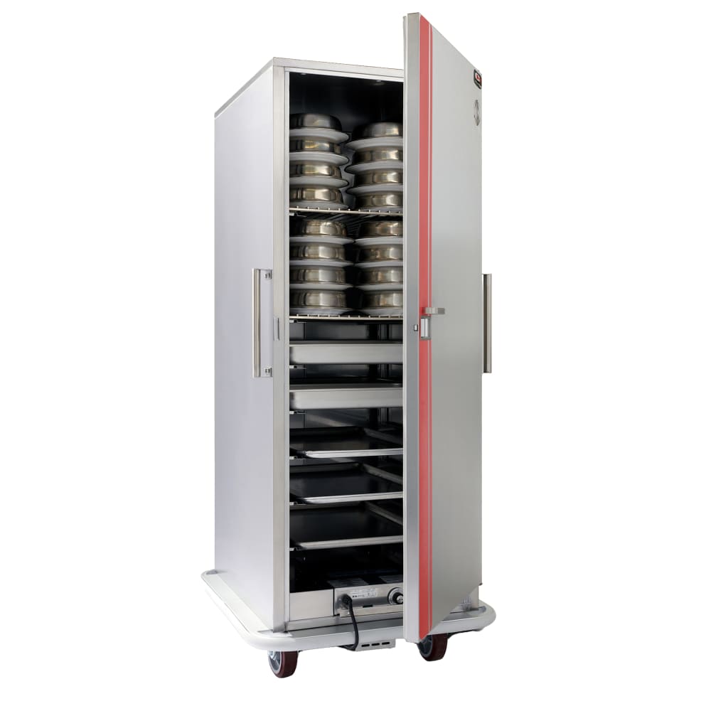 503-BB1848 Heated Banquet Cart - (48) Plate Capacity, Stainless, 120v