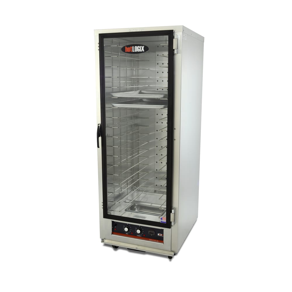 503-HL414 3/4 Height Insulated Mobile Heated Cabinet w/ (14) Pan Capacity, 120v