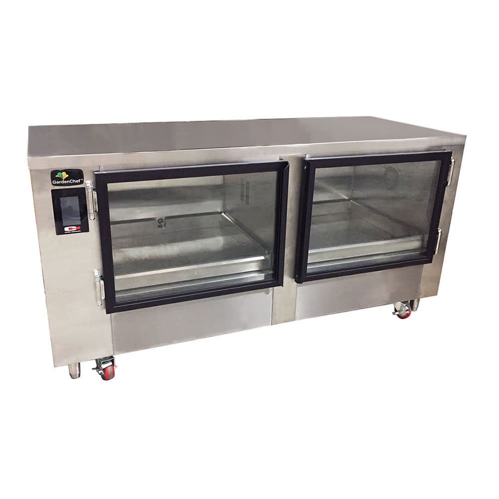 503-GC12 Undercounter Non-Insulated Mobile Growing Cabinet w/ (4) Growing Flat Capacity, 120v