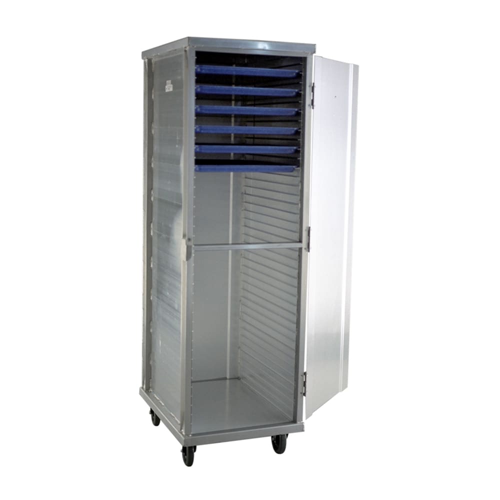503-E8631H 3/4 Height Non-Insulated Mobile Heated Cabinet w/ (26) Pan Capacity, 120v
