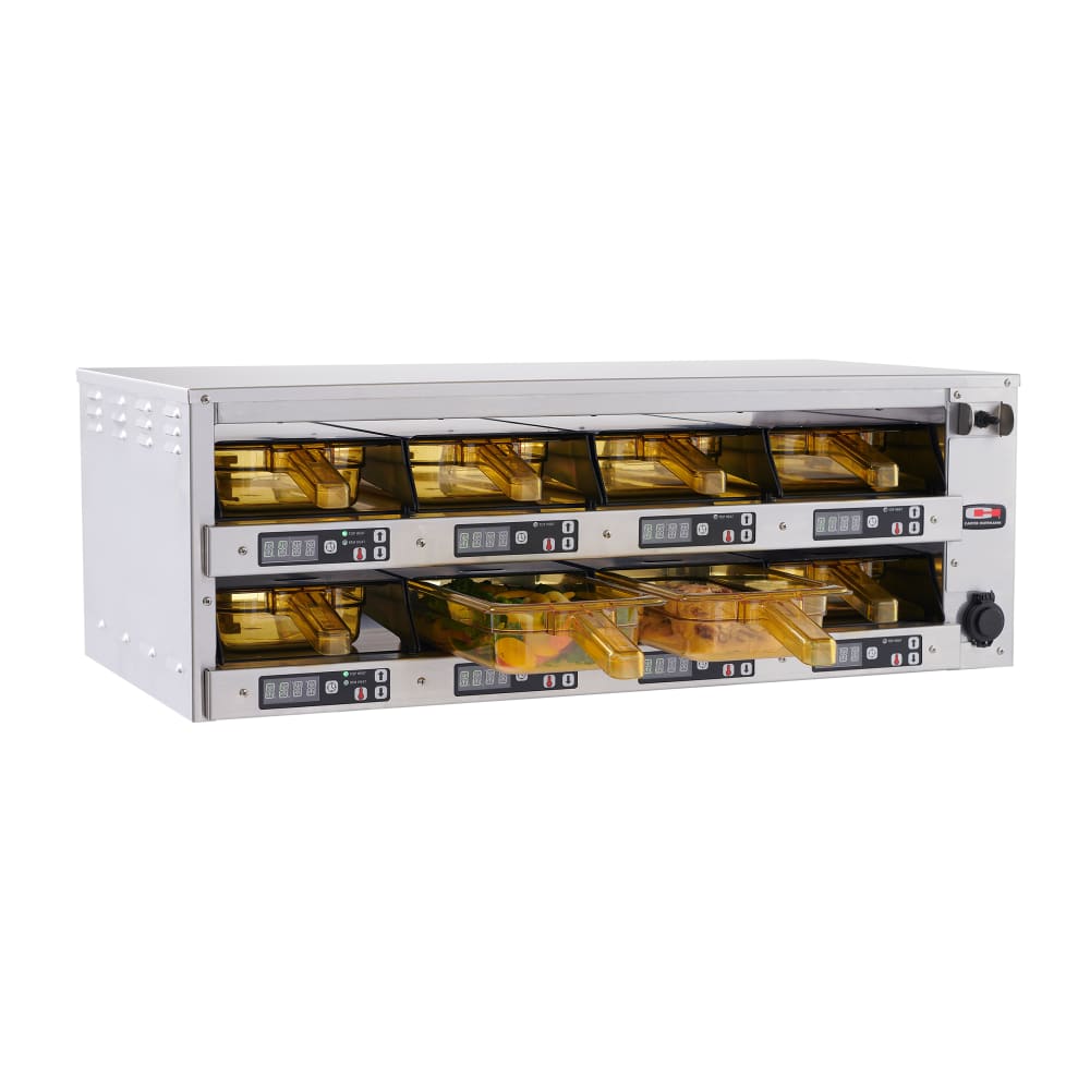 503-M243S2T 33.38"W Freestanding Warming Unit w/ (2) 24" Compartments, 120v