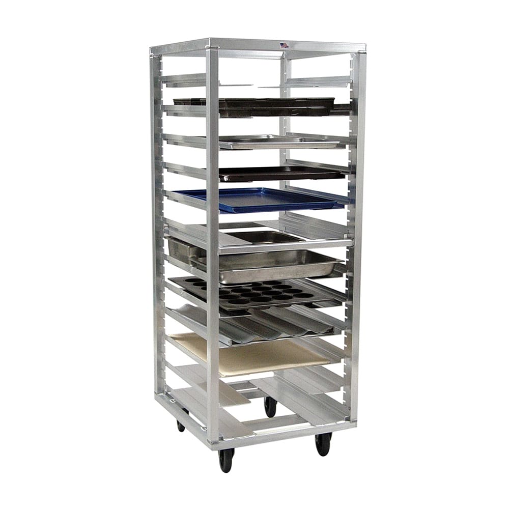 503-O8631V 24 1/4"W 12 Sheet Pan Rack w/ 4 1/2" Bottom Load Slides