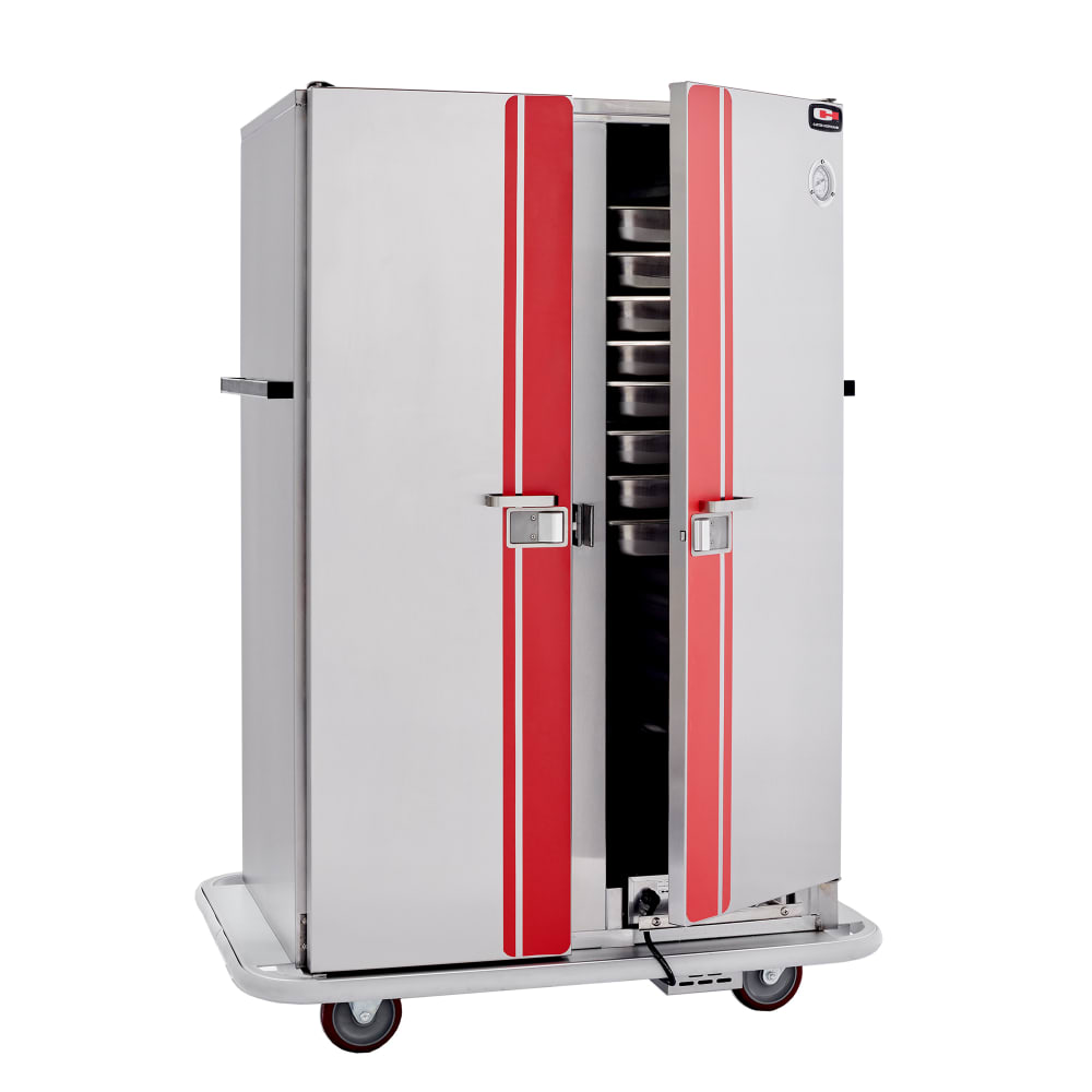 503-PH1225 3/4 Height Insulated Mobile Heated Cabinet w/ (33) Pan Capacity, 120v