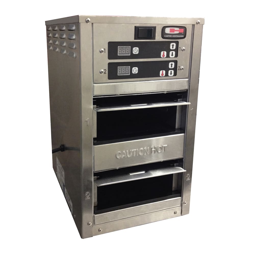 503-MC213GS2T 9.88"W Freestanding Warming Unit w/ (2) 6" Compartments, 120v