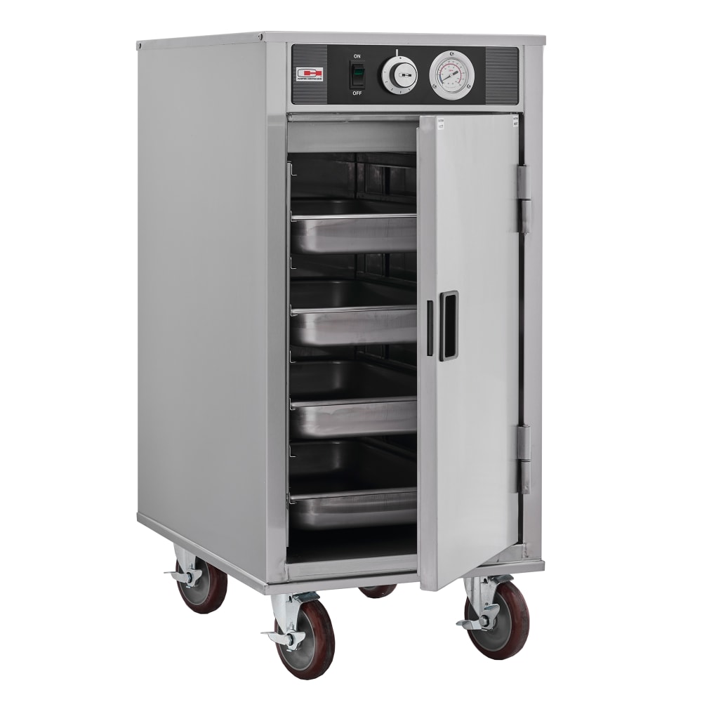 503-PH129 1/2 Height Insulated Mobile Heated Cabinet w/ (9) Pan Capacity, 120v
