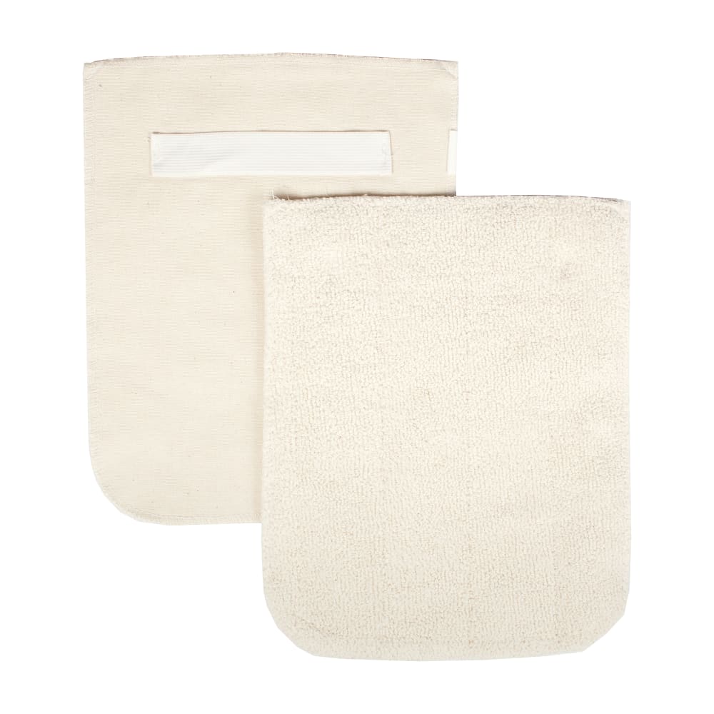 752-PG1IMP 11" x 8" Beige Terry Pot Holder w/ Wrist Strap