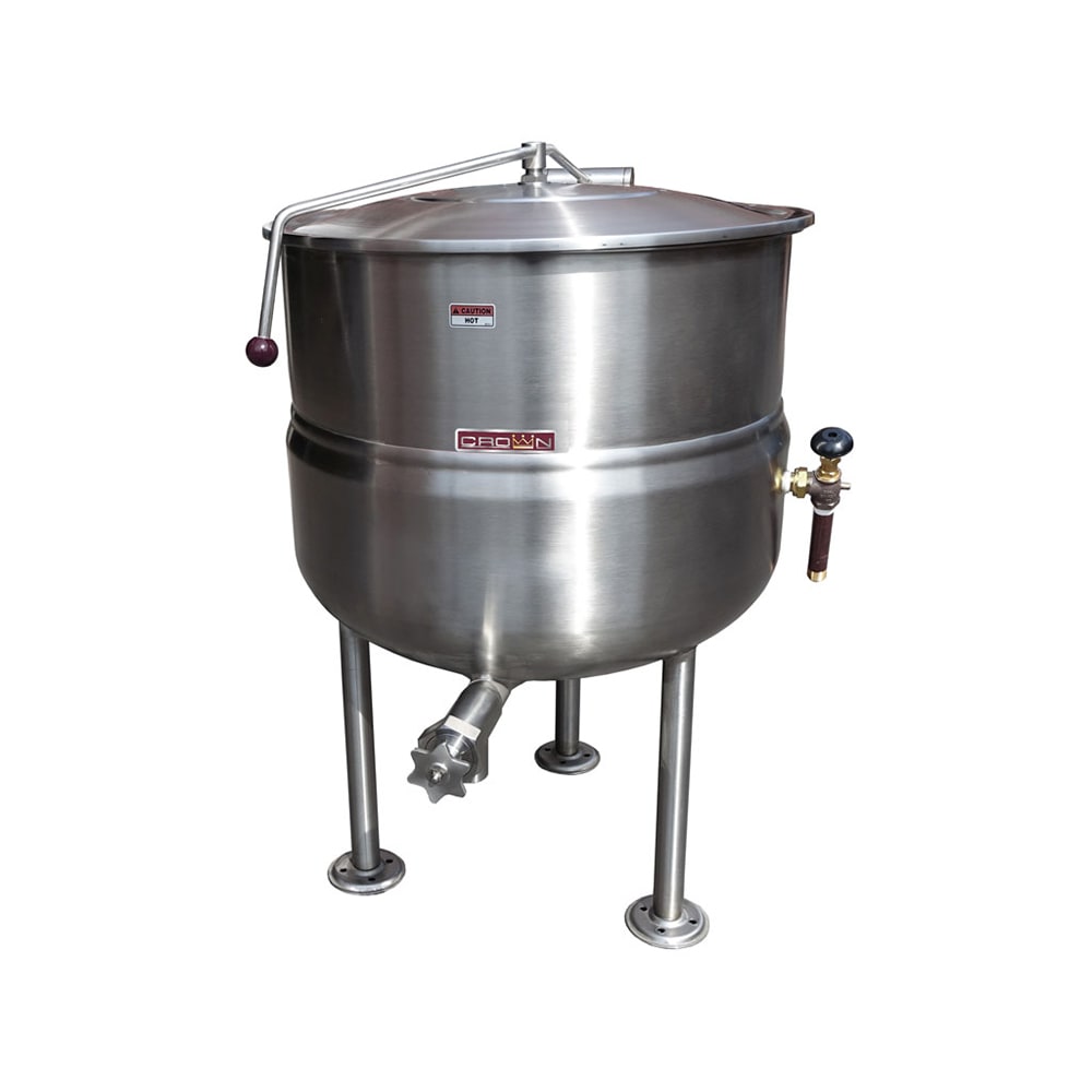 972-DL80 80 gal Steam Kettle - Stationary, 2/3 Jacket, Direct Steam