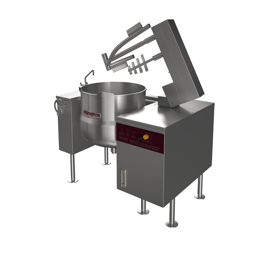 972-DLTM100 100 gal. Steam Kettle - Power Tilt, 2/3 Jacket, Direct Steam