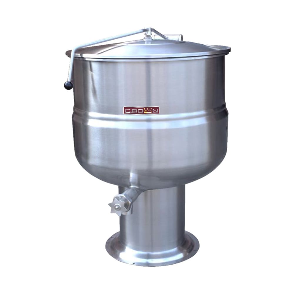 972-DP40 40 gal. Steam Kettle - Stationary, 2/3 Jacket, Direct Steam