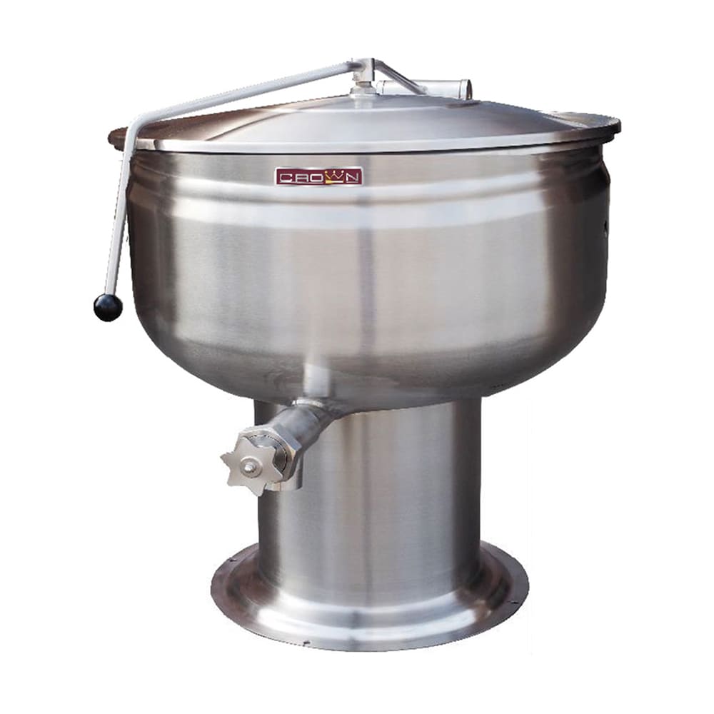 972-DP80F 80 gal. Steam Kettle - Stationary, Full Jacket, Direct Steam