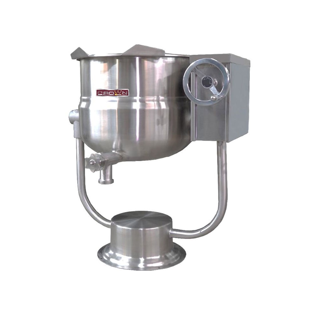 972-DPT80 80 gal. Steam Kettle - Manual Tilt, 2/3 Jacket, Direct Steam