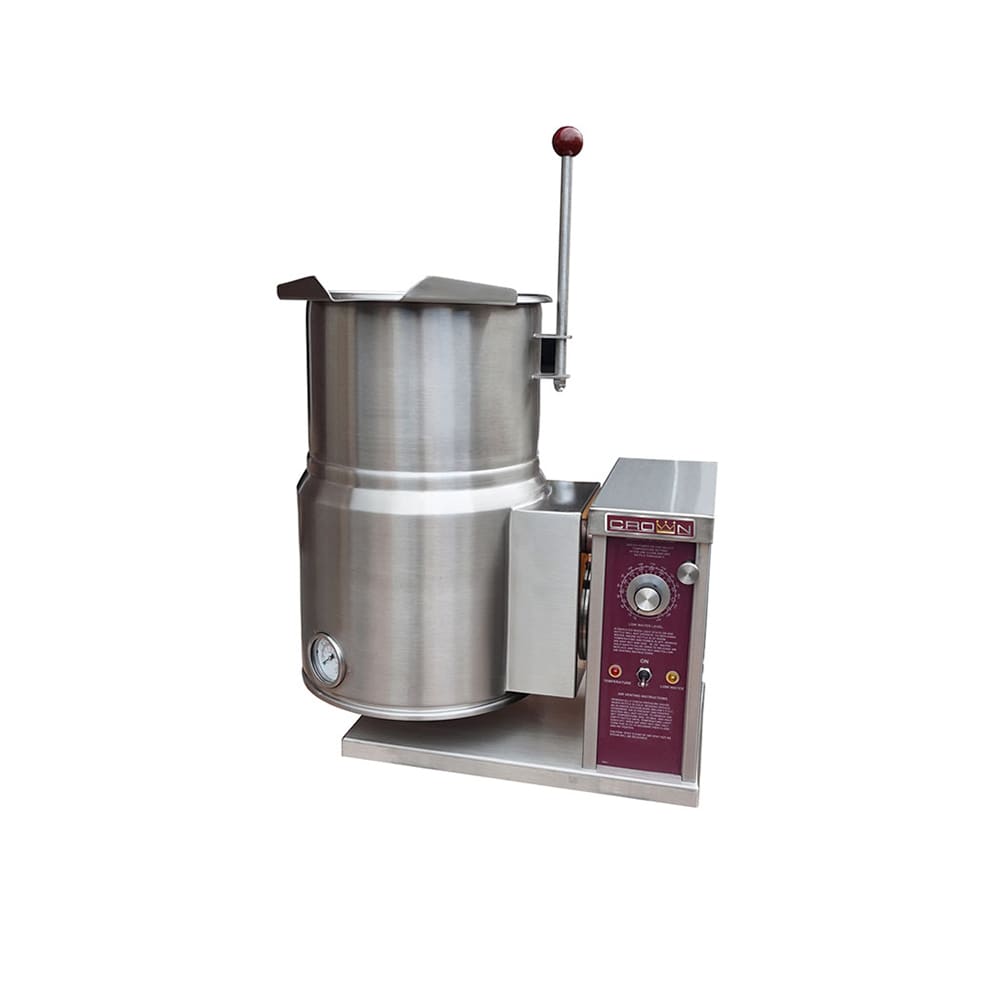 972-EC12TW2081 12 gal. Steam Kettle - Manual Tilt, 2/3 Jacket, 208v/1ph