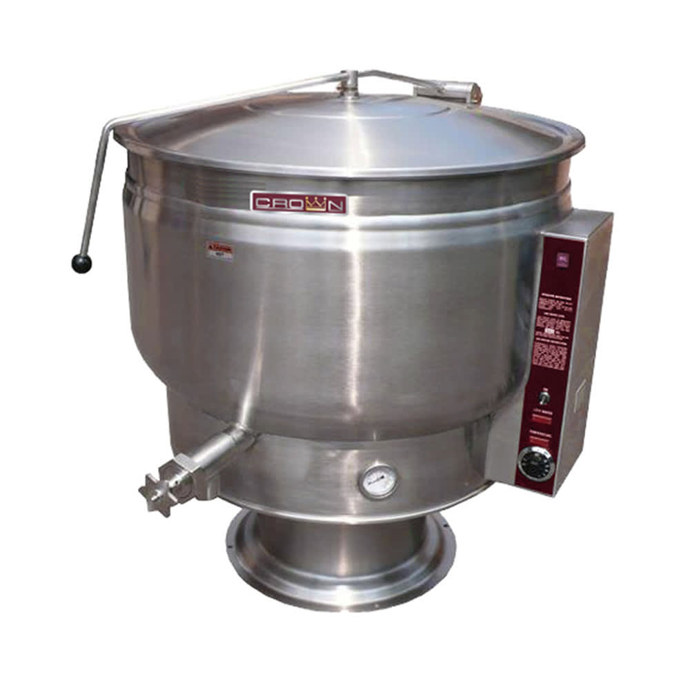 972-EP20F2083 20 gal. Steam Kettle - Stationary, Full Jacket, 208v/3ph