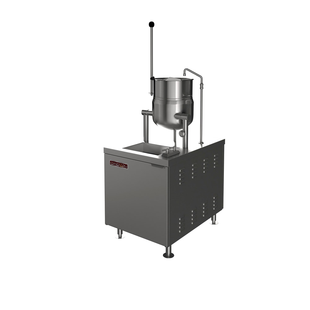 972-GMT6LP 6 gal. Steam Kettle - Manual Tilt, 2/3 Jacket, Liquid Propane