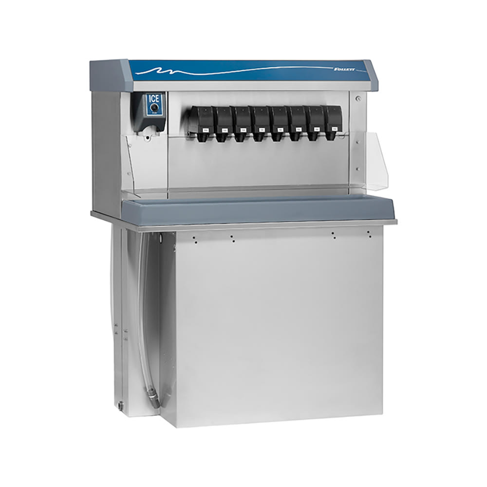 608-VU300B8RL Countertop Nugget Ice & Soft Drink Dispenser - 300 lb Storage, Cup Fill, 115v