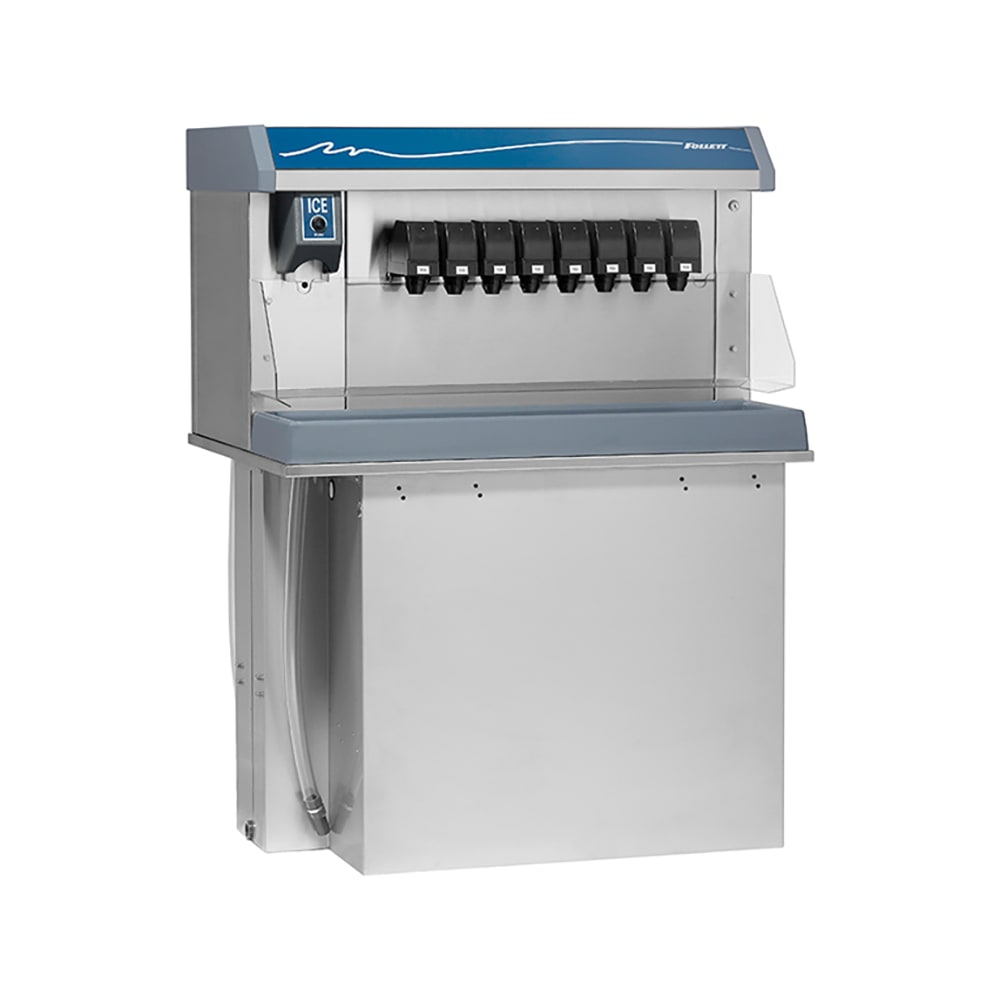 608-VU300B8RP Countertop Nugget Ice & Soft Drink Dispenser - 300 lb Storage, Cup Fill, 115v