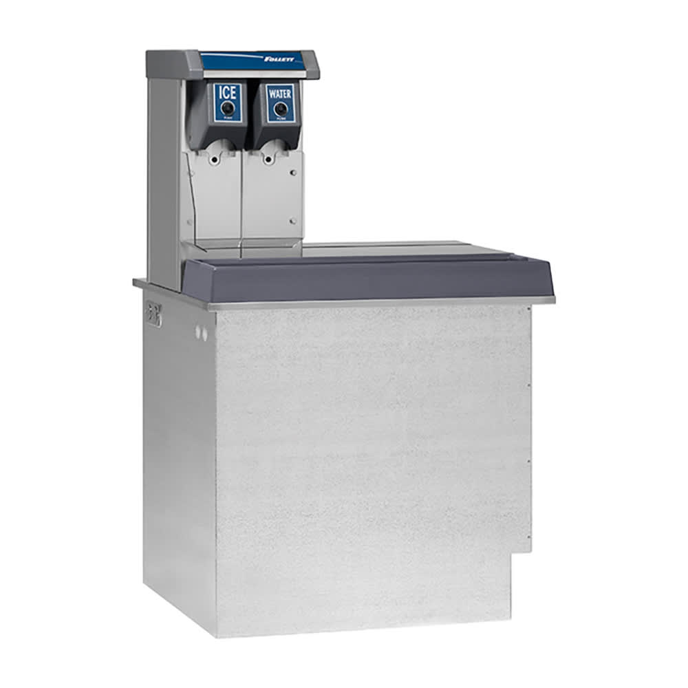 608-VU155N0RL Countertop Water & Nugget Ice Dispenser - 150 lb Storage, Cup Fill, 115v