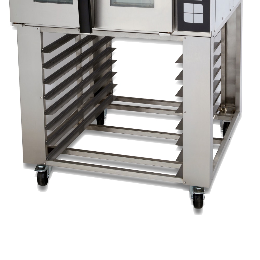 013-JA8B 30" x 38" Stationary Equipment Stand for JA8 Oven, Pan Slides