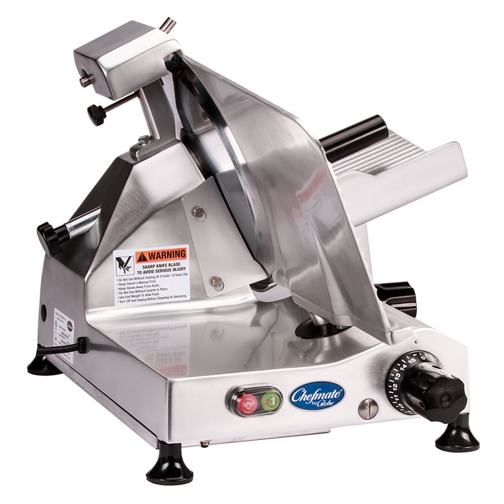 605-C12 Manual Meat & Cheese Slicer w/ 12" Blade, Belt Driven, Aluminum, 1/3 hp