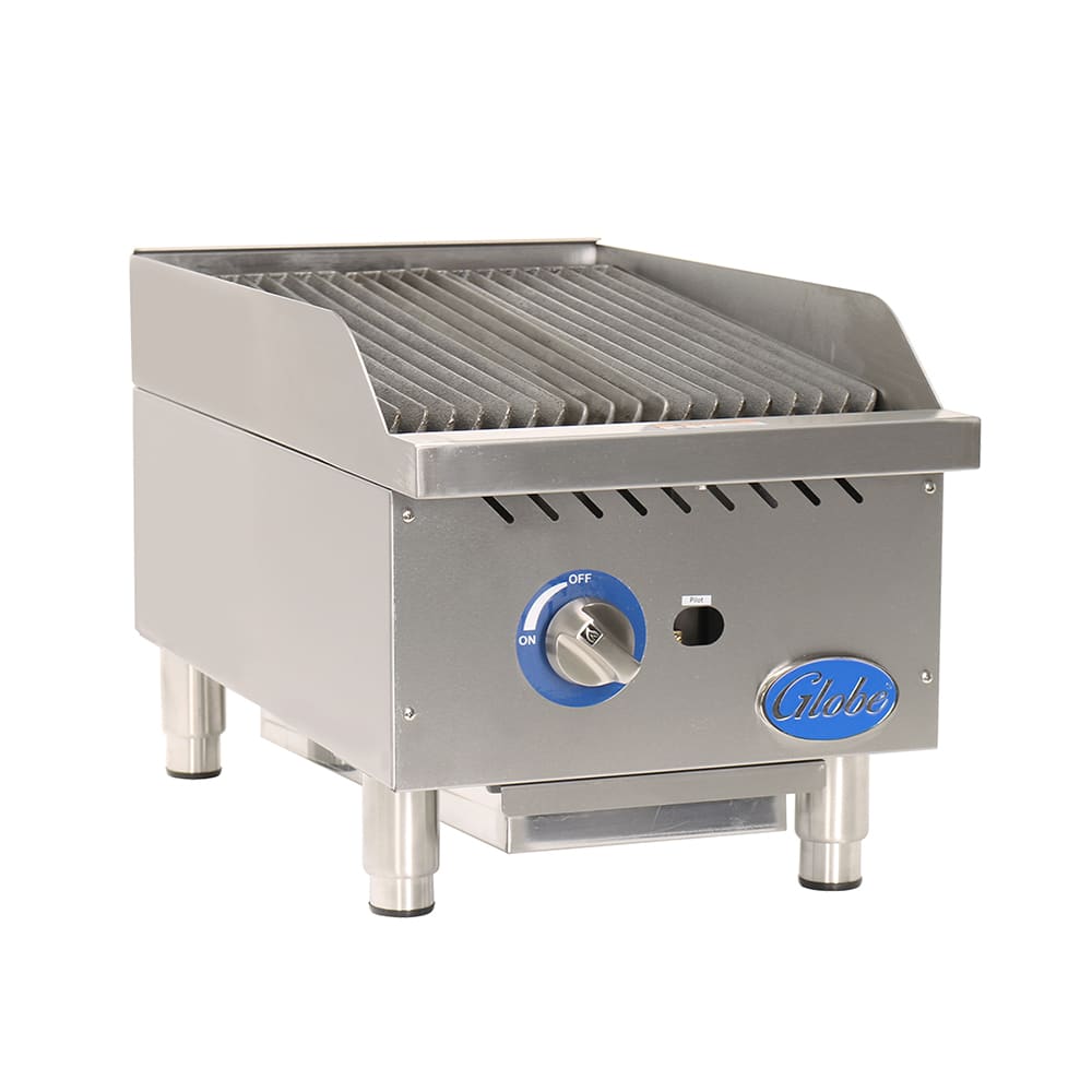 605-GCB15GCR 15" Countertop Gas Charbroiler w/ Cast-Iron Grates, Radiant