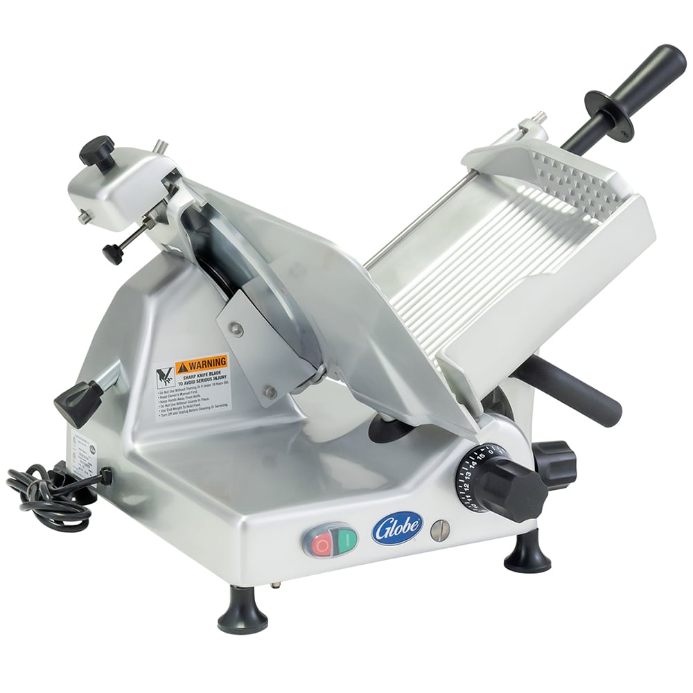 605-G12 Manual Meat & Cheese Slicer w/ 12" Blade, Belt Driven, Aluminum, 1/2 hp