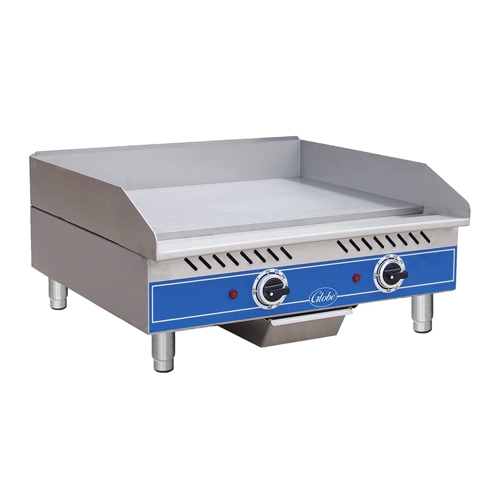 605-GEG24 24" Electric Griddle w/ Thermostatic Controls - 1/2" Steel Plate, 208-240v/1p...