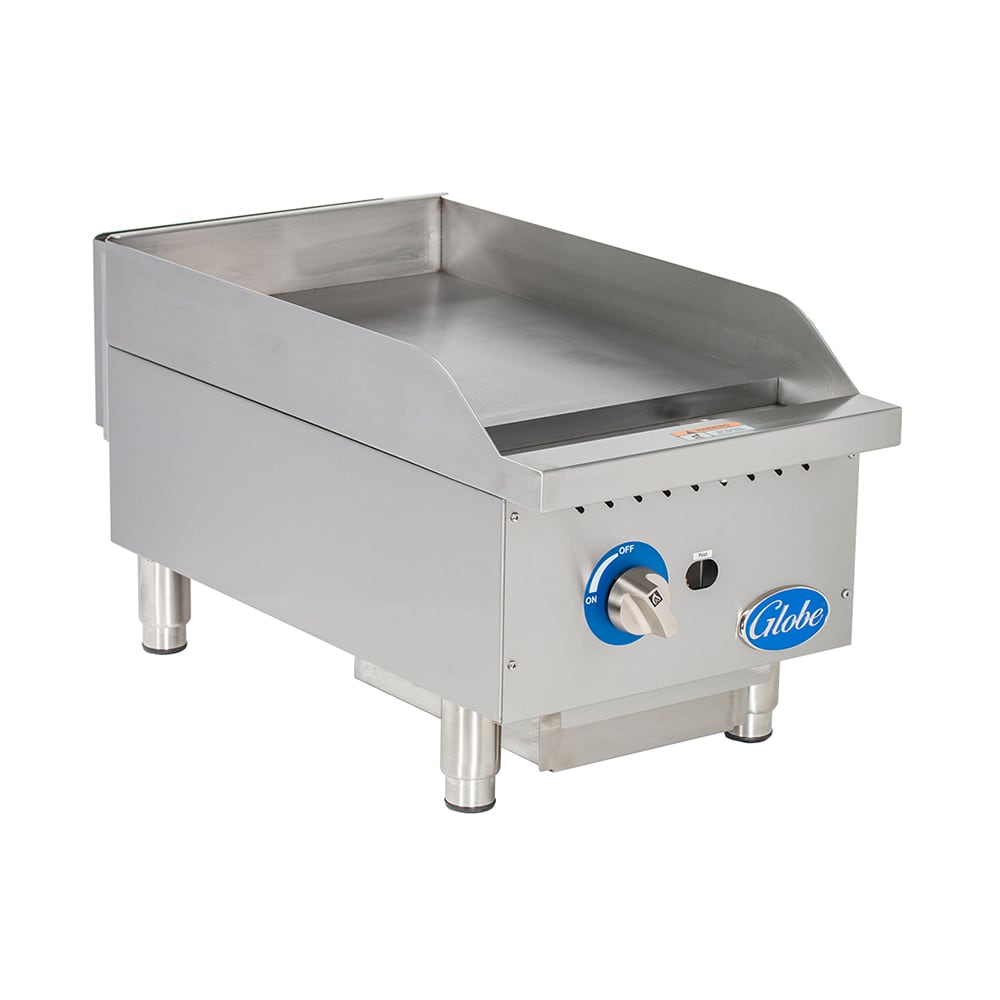 605-GG15G 15" Gas Griddle w/ Manual Controls - 1" Steel Plate, Convertible