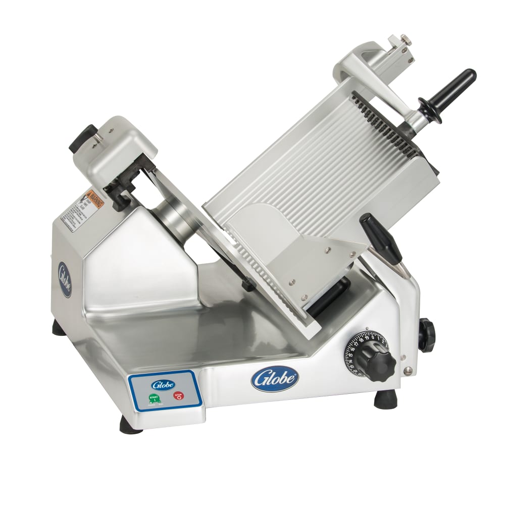 605-S1305 Manual Meat & Cheese Slicer w/ 13" Blade - Belt Driven, 1/2 hp