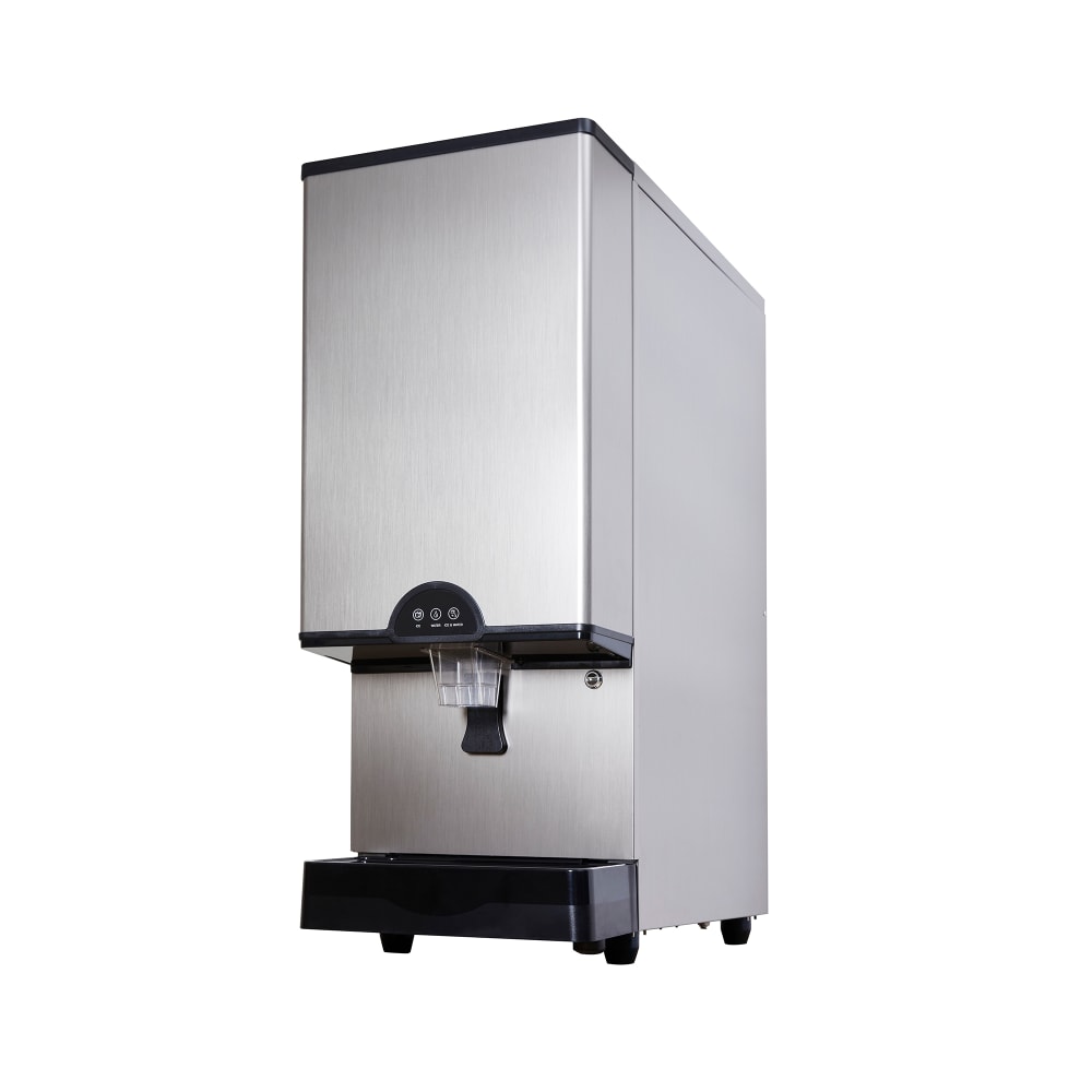457-ID0450AN 378 lb Countertop Water & Nugget Ice Dispenser - 30 lb Storage, Cup Fill, 115v