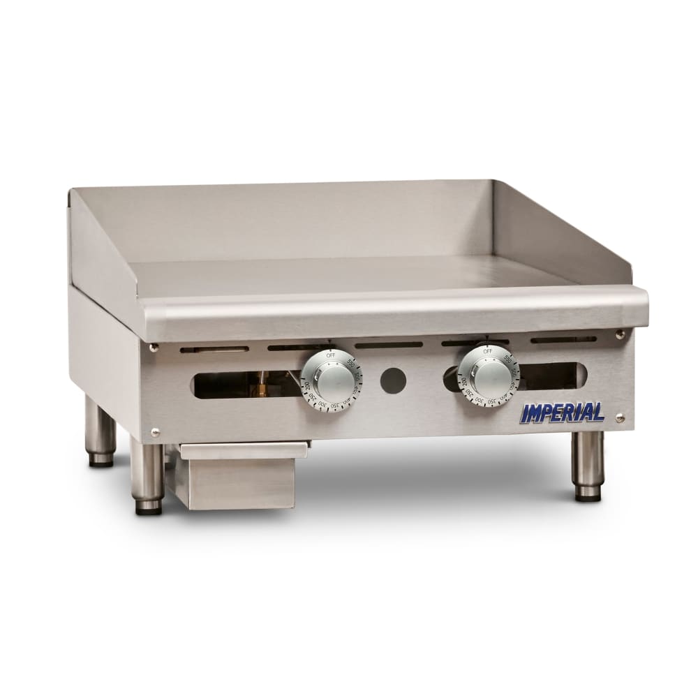 406-ITG24NG 24" Gas Griddle w/ Thermostatic Controls - 1" Steel Plate, Natural Gas