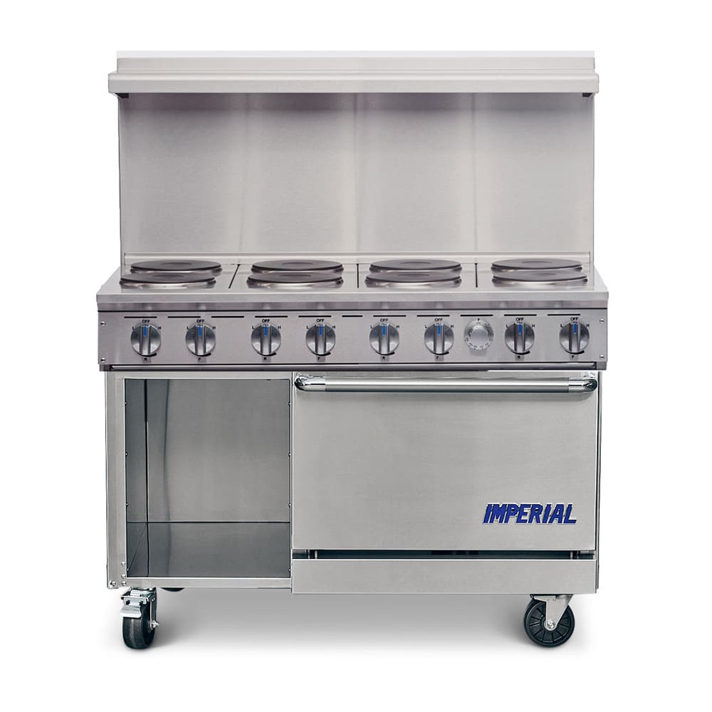 406-IR8EXB2081 48" Pro Series 8 Sealed Element Electric Range w/ Standard Oven, 208v/1ph