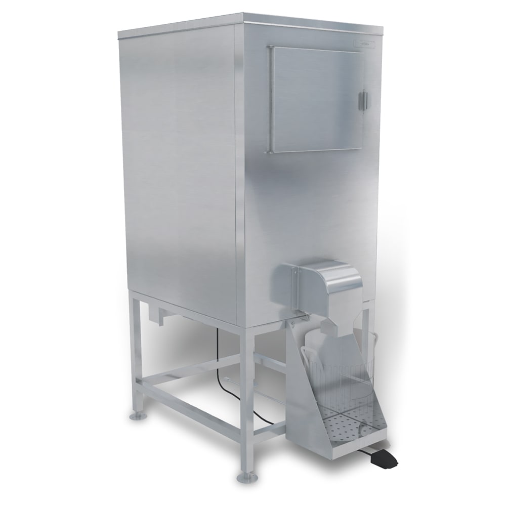 954-DISP500CSPL Center Mounted Ice Bagging & Dispensing System w/ 647 lb Bin