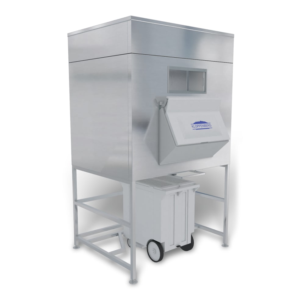 954-IFS1800250 Center Mounted Ice Bagger w/ 2180 lb Bin