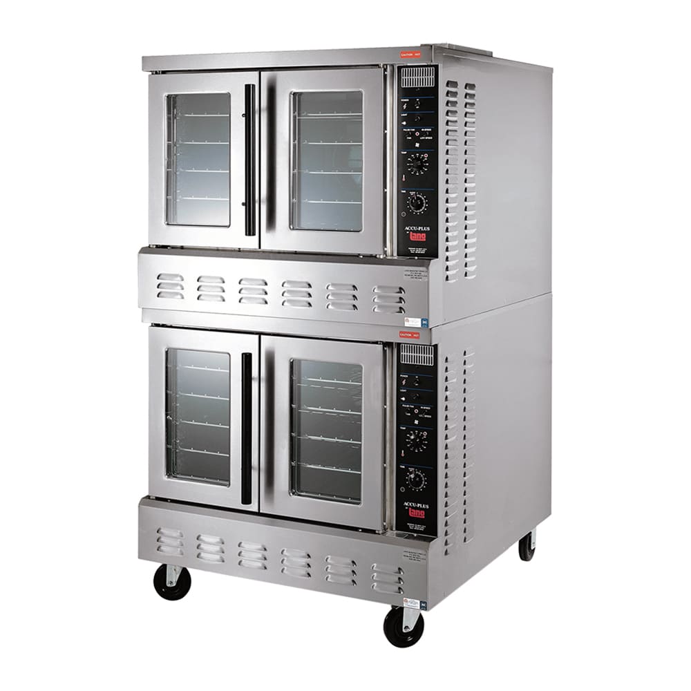 360-GCOFAP2LP Double Full Size Liquid Propane Gas Convection Oven - 55,000 BTU 