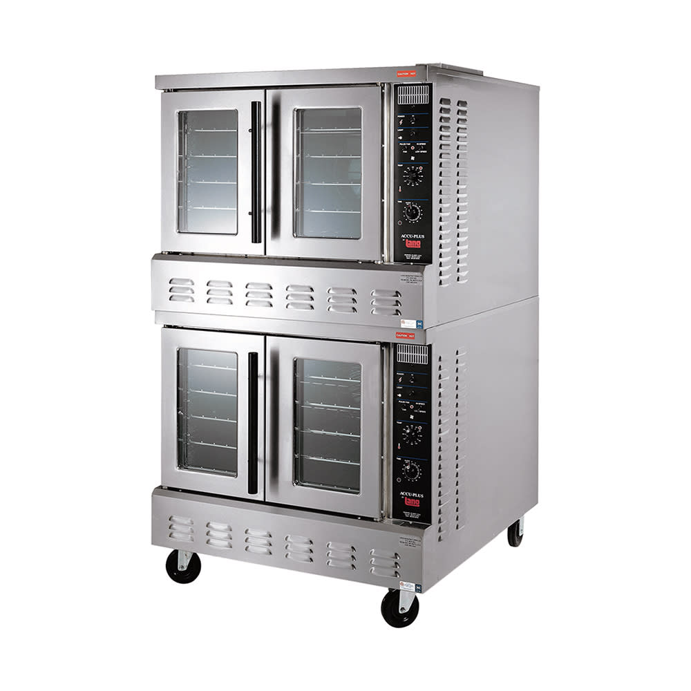 360-GCOFAP2NG Double Full Size Natural Gas Convection Oven - 110,000 BTU