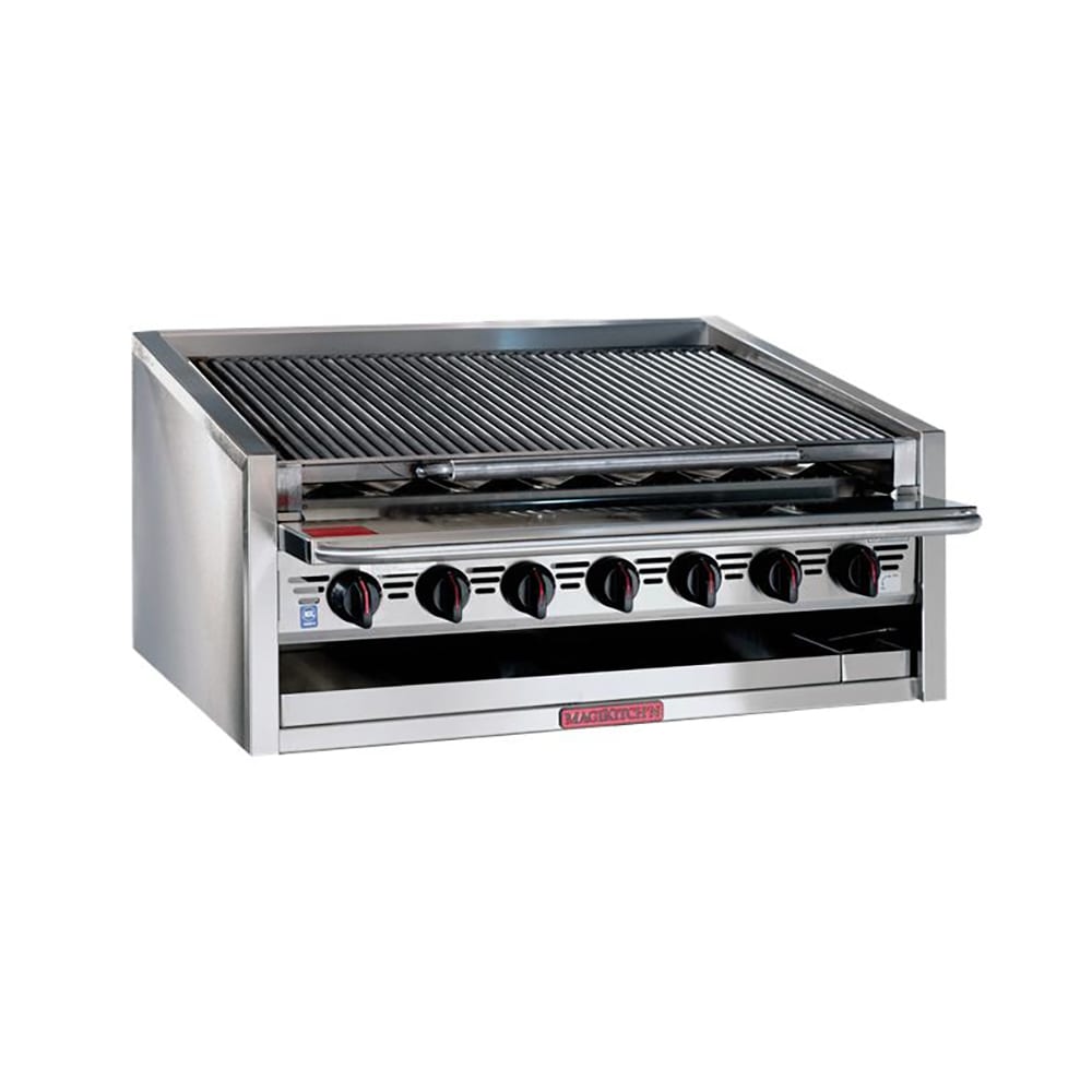 211-APMRMB648CRNG 48" Gas Charbroiler w/ Round Rod Top Grates, Natural Gas