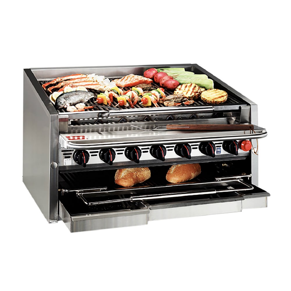 211-CMRMB672CRLP 72" Gas Charbroiler w/ Round Rod Top Grates, Liquid Propane