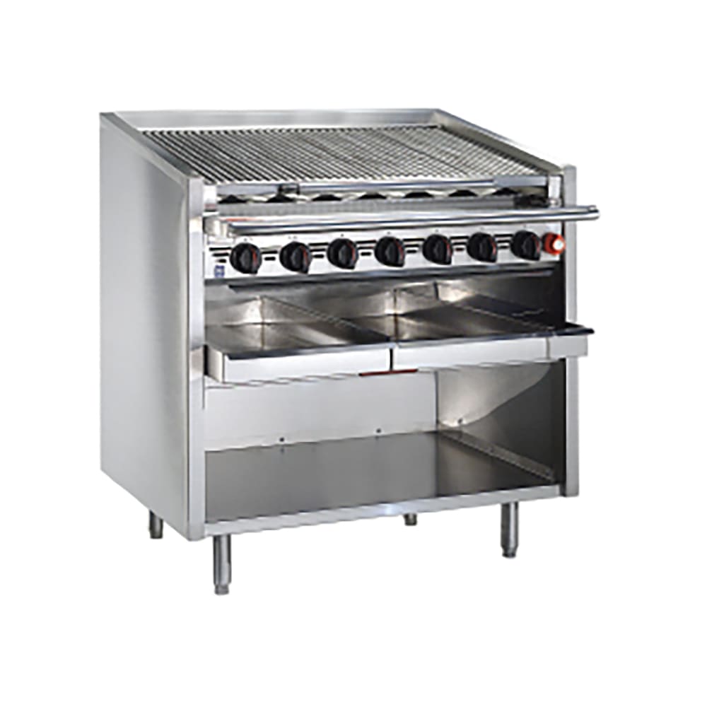 211-FMRMB636CRLP 36" Gas Charbroiler w/ Round Rod Top Grates, Liquid Propane