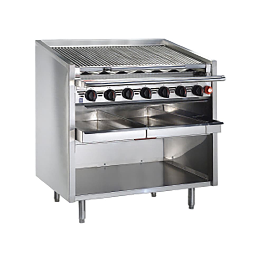 211-FMRMB672CRLP 72" Gas Charbroiler w/ Round Rod Top Grates, Liquid Propane