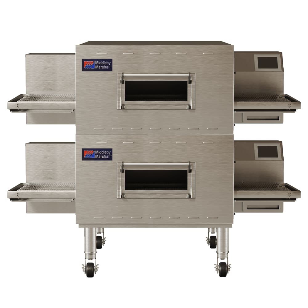 961-PS640G2NG 77" Gas Double Impingement Conveyor Oven - Natural Gas