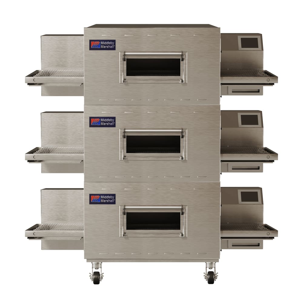 961-PS640G3NG 77" Gas Triple Impingement Conveyor Oven - Natural Gas