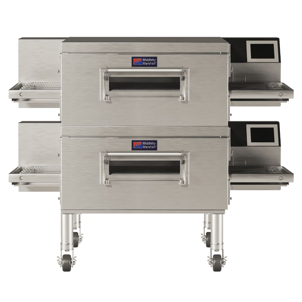 961-PS638G2LP 65" Gas Double Impingement Conveyor Oven - Liquid Propane